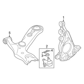 Toyota OE - Front Suspension - Suspension Components