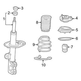 Toyota OE - Front Suspension - Struts & Components
