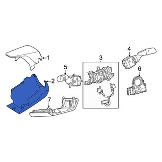 Toyota OE - Upper Steering Column Cover