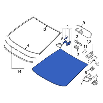 Toyota OE - Front Windshield