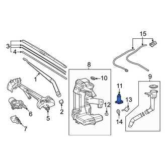 Toyota OE - Windshield Washer Pump