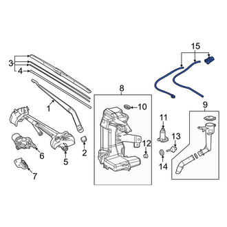 Toyota OE - Front Windshield Washer Nozzle
