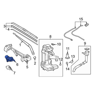 Toyota OE - Wiper Motor