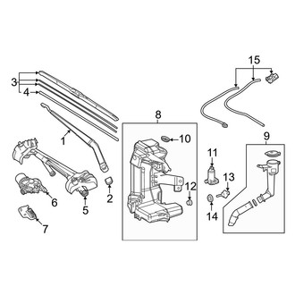 Toyota OE - Windshield - Wiper & Washer Components