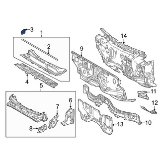 Toyota OE - Right Cowl Seal