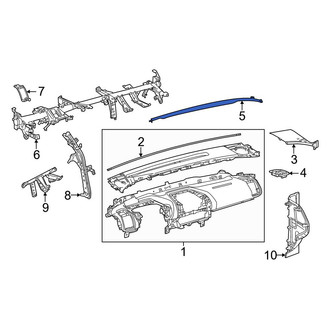 Toyota OE - Left Instrument Panel Molding