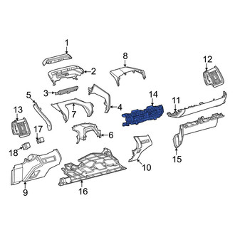 Toyota OE - Front Center Dashboard Air Vent