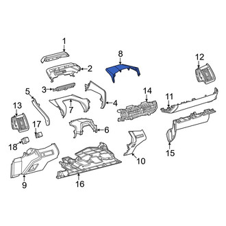 Toyota OE - Instrument Panel Cover