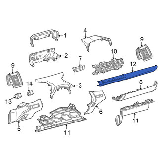 Toyota OE - Inner Instrument Panel Trim Panel