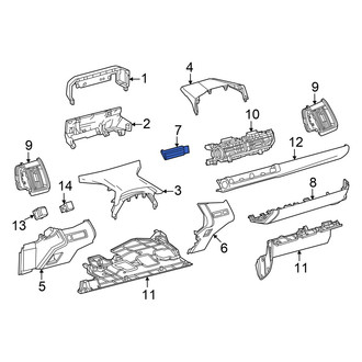 Toyota OE - Center Instrument Panel Trim Panel