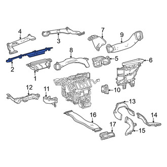 Toyota OE - Front Windshield Defroster Nozzle