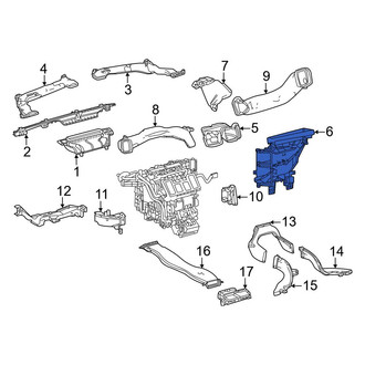 Toyota OE - Front Cabin Air Intake Duct