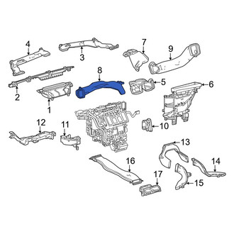 Toyota OE - Front Left Instrument Panel Air Duct