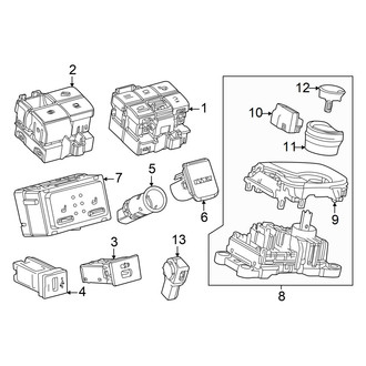 Toyota OE - Console - Electrical Components