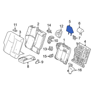 Toyota OE - Rear Left Headrest