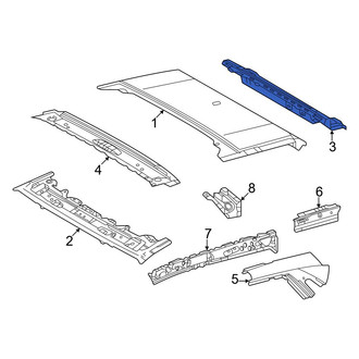 Toyota OE - Rear Roof Header Panel