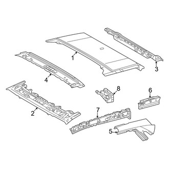 Toyota OE - Roof & Components (With Panoramic Roof, With Panoramic Roof)