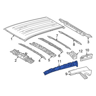 Toyota OE - Left Inner Roof Side Rail
