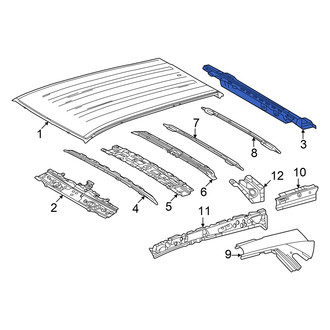Toyota OE - Rear Roof Header Panel