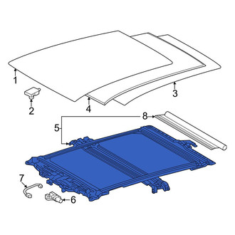 Toyota OE - Sunroof Frame