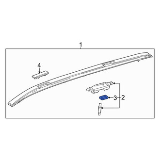 Toyota OE - Roof Luggage Carrier Side Rail Seal
