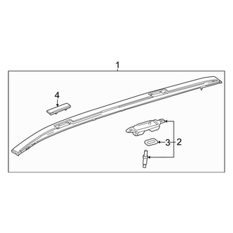 Toyota OE - Roof Rack (With Panoramic Roof)