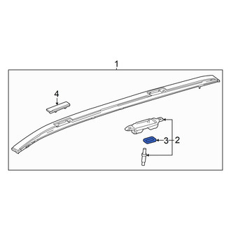Toyota OE - Roof Luggage Carrier Side Rail Seal