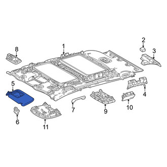 Toyota OE - Left Sun Visor