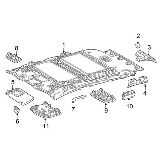 Toyota OE - Roof - Interior Trim (W/O Panoramic Roof)