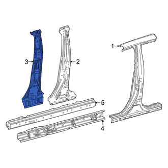 Toyota OE - Left Inner Body B-Pillar