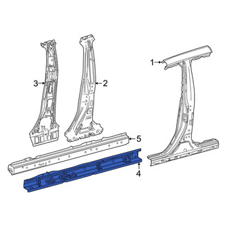 Toyota OE - Left Rocker Panel Reinforcement