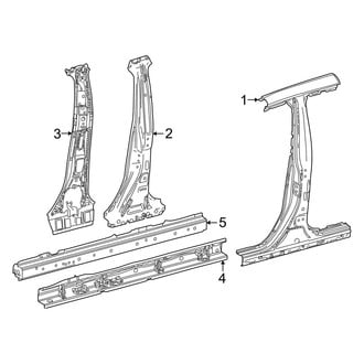 Toyota OE - Pillars, Rocker & Floor - Center Pillar & Rocker