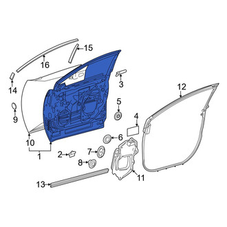 Toyota OE - Front Left Door Shell