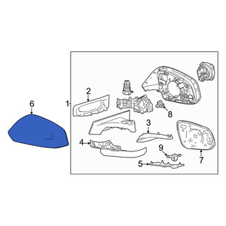 Toyota OE - Front Right Door Mirror Cover