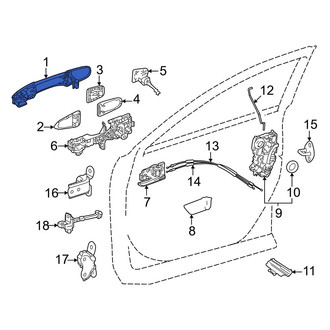 Toyota OE - Front Right Outer Exterior Door Handle