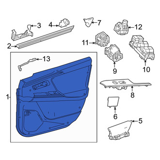 Toyota OE - Rear Right Outer Door Outer Panel