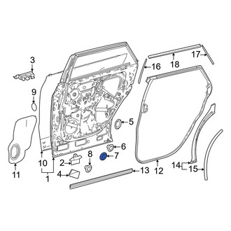 Toyota OE - Front Door Plug