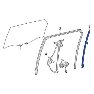 Toyota OE - Rear Left Door Window Division Bar