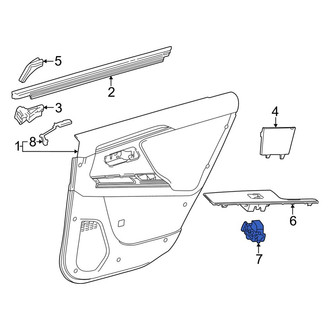 Toyota OE - Front Left Door Window Switch