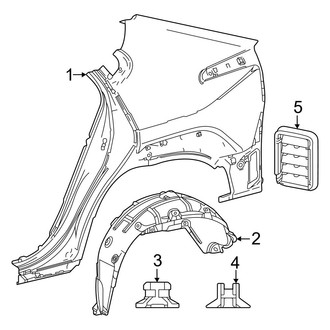 Toyota OE - Quarter Panel & Components