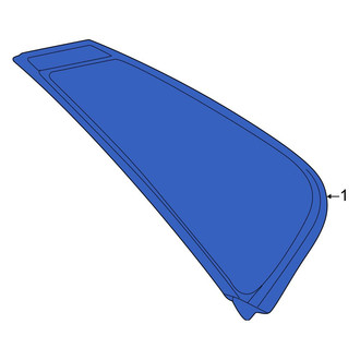 Toyota OE - Rear Left Quarter Glass