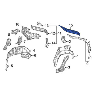 Toyota OE - Left Outer Body C-Pillar