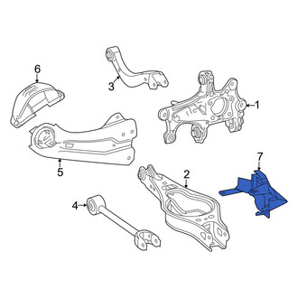 Toyota OE - Rear Right Suspension Control Arm Cover