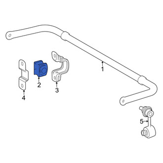 Toyota OE - Rear Suspension Stabilizer Bar Bushing