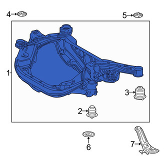 Toyota OE - Rear Suspension Subframe Crossmember