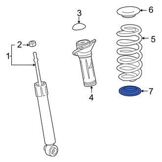Toyota OE - Rear Lower Coil Spring Insulator