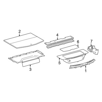 Toyota OE - Rear Body & Floor - Interior Trim