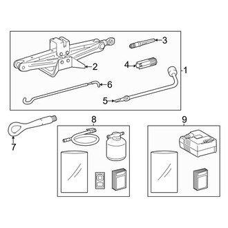 Toyota OE - Rear Body & Floor - Jack & Components