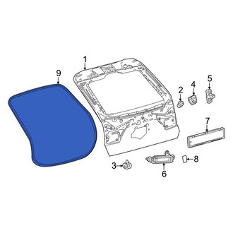 Toyota OE - Rear Hatch Seal