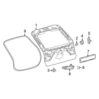 Toyota OE - Lift Gate - Gate & Hardware
